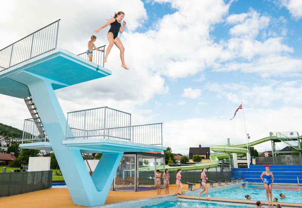 5-meteren på utebadet 5-meteren på utebadet